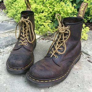 Doc Martens Brown Leather Lace Up Boots